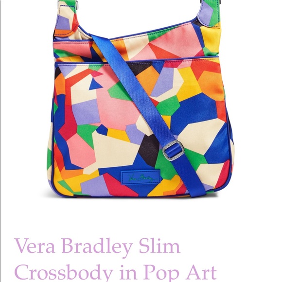 Vera Bradley Handbags - Vera Bradley Pop Art slim crossbody bag